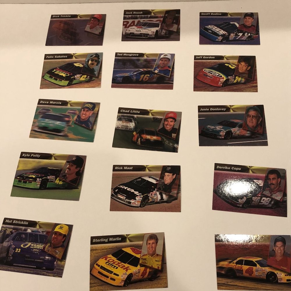 Lot of 15 Nascar Trading Cards